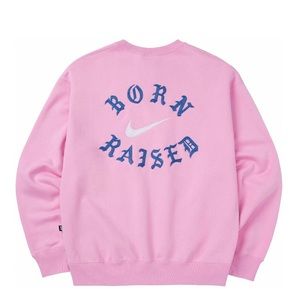 Nike SB Born X Raised Rocker Pink Crewneck- SMALL